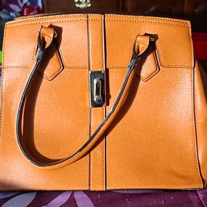 New Unused Orange Shoulder Bag